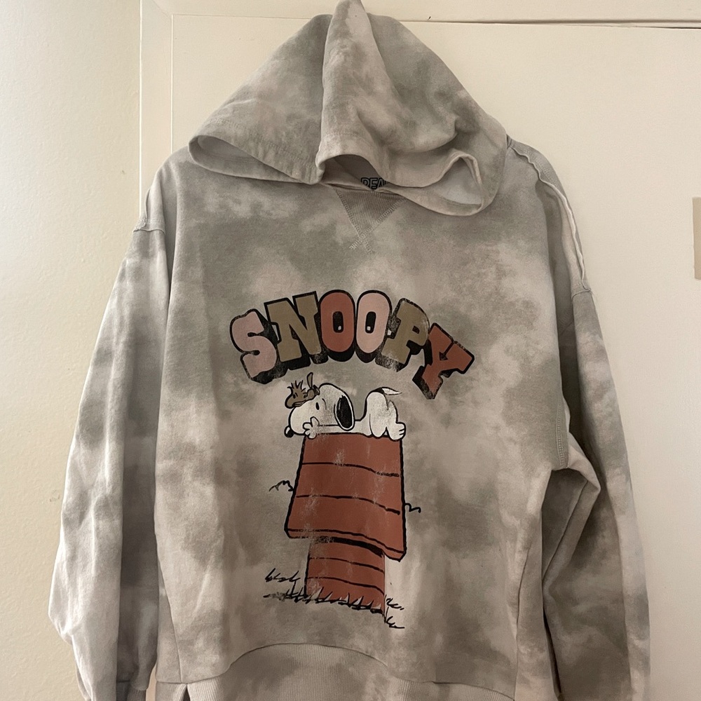 EUC snoopy hoodie size L